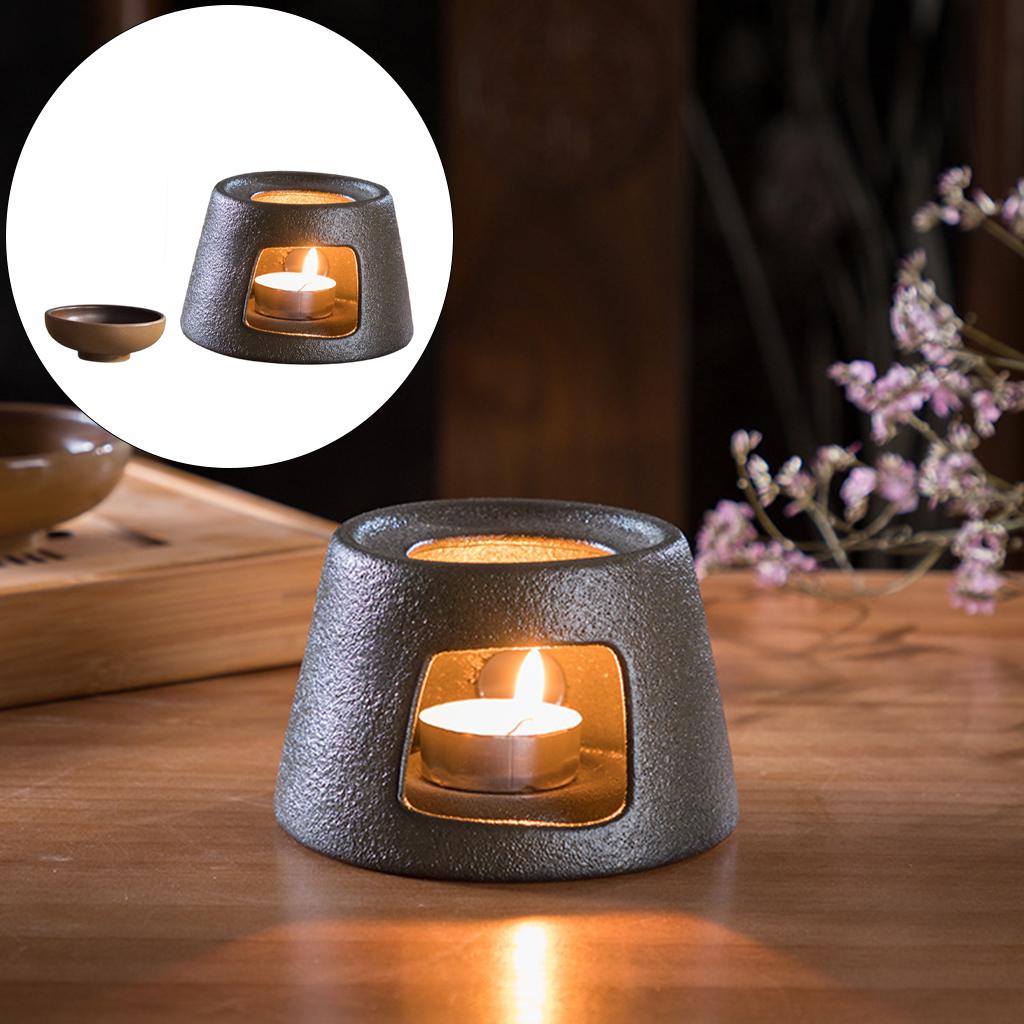 Japanese Tea - Theepotwarmer, kachelwarmer met kaars, theeservies, keramische