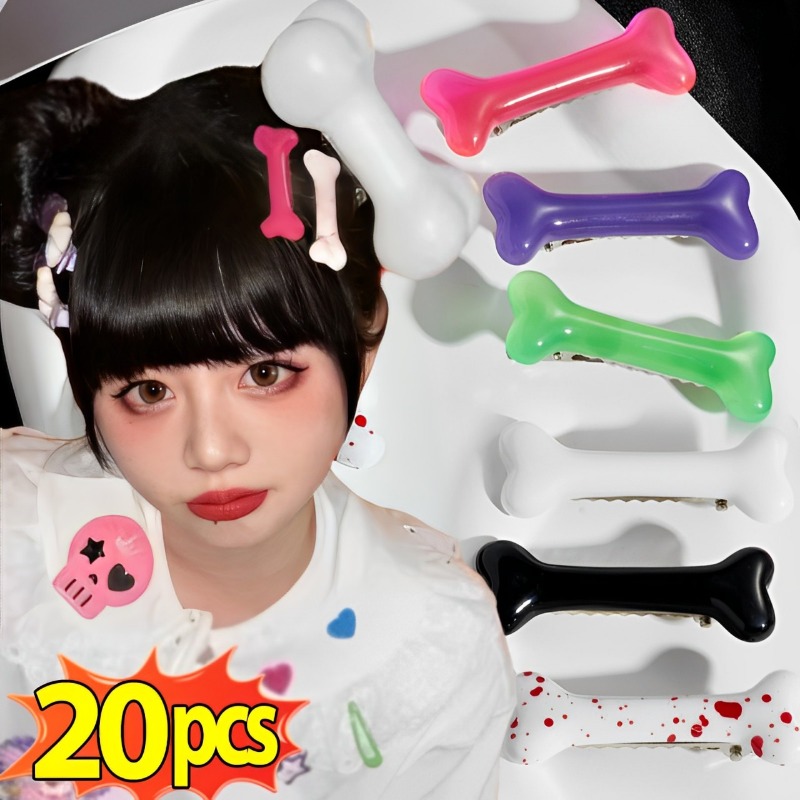 Japanese Snacks - 1/20pcs Y2K Bone Haarspelden Mode Mooie