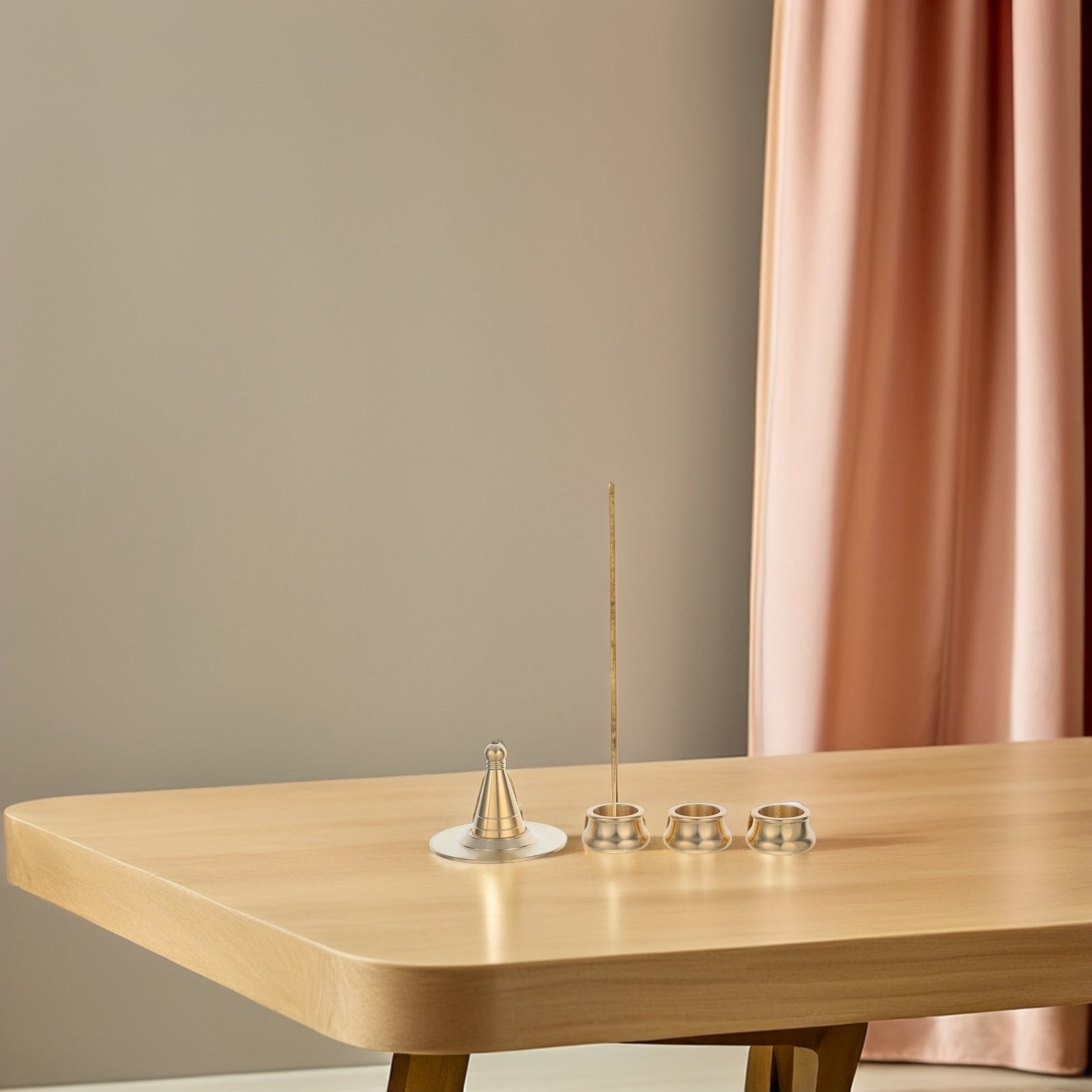 Incense Holder - 1Set Wierookkegelvormset DIY Maakset Mini Koperen