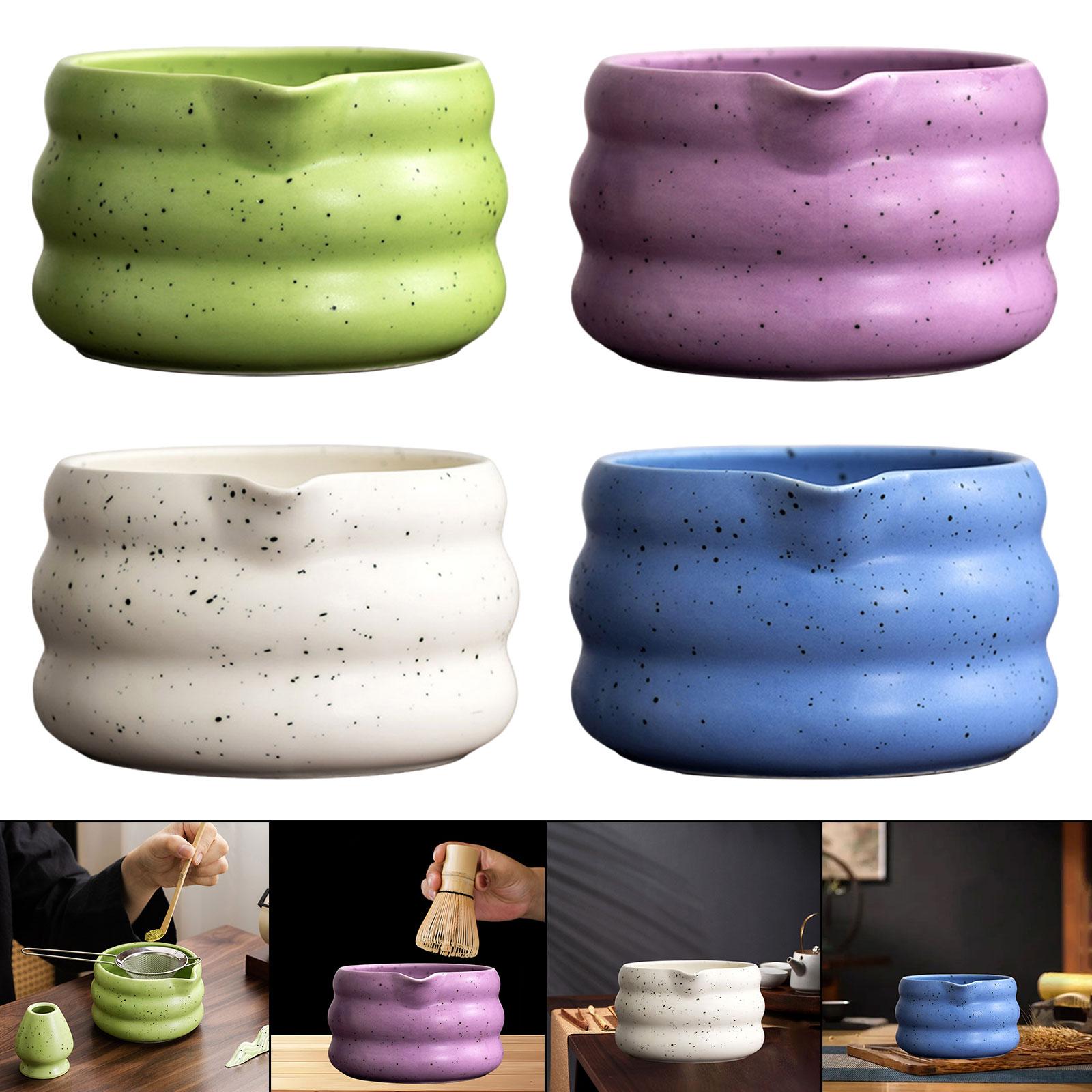 Japanese Pottery - Japanse Matcha-kom Aardewerkschaal Gemakkelijk schoon te
