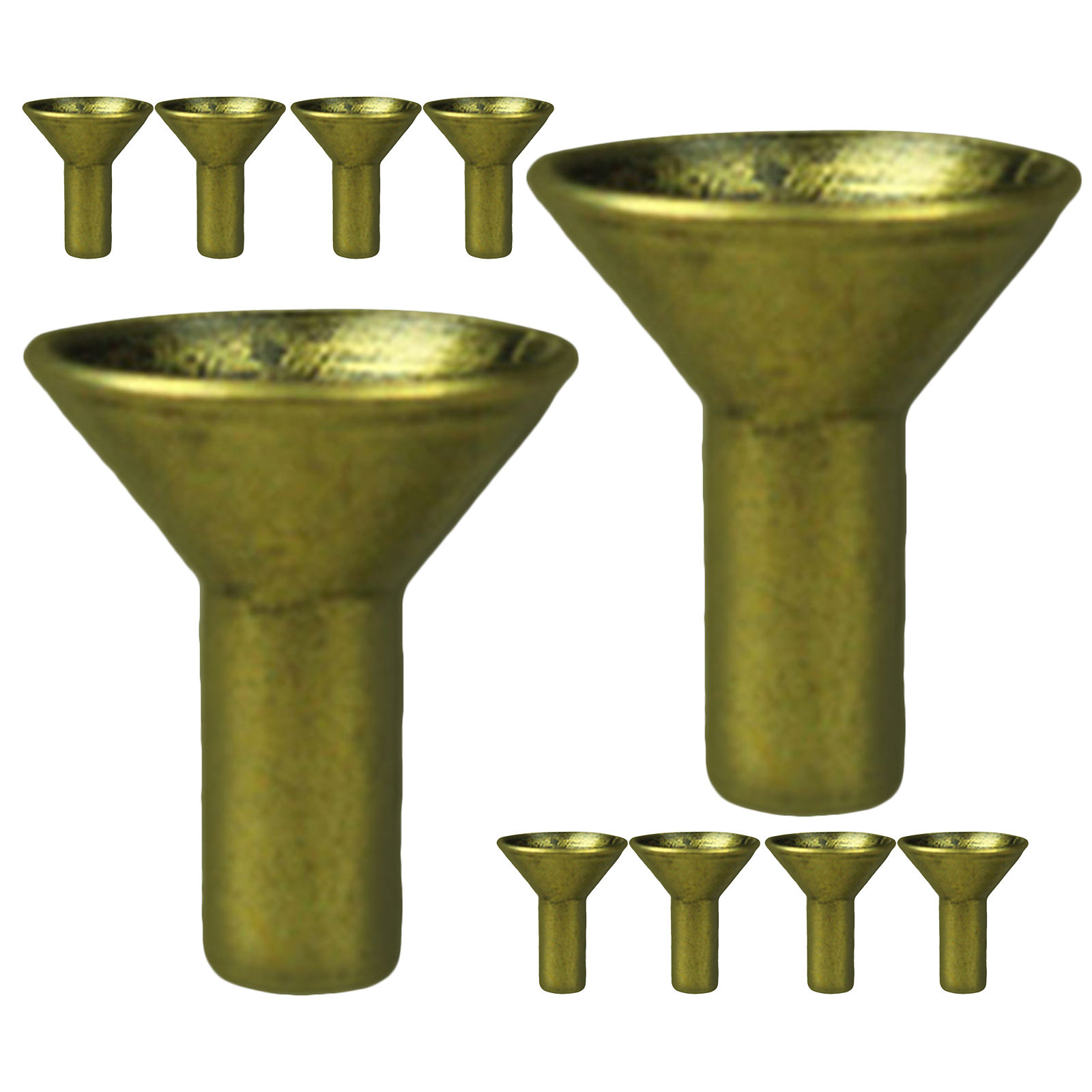 Incense Holder - 10 stuks metalen wierookhouder met terugstroomfunctie,