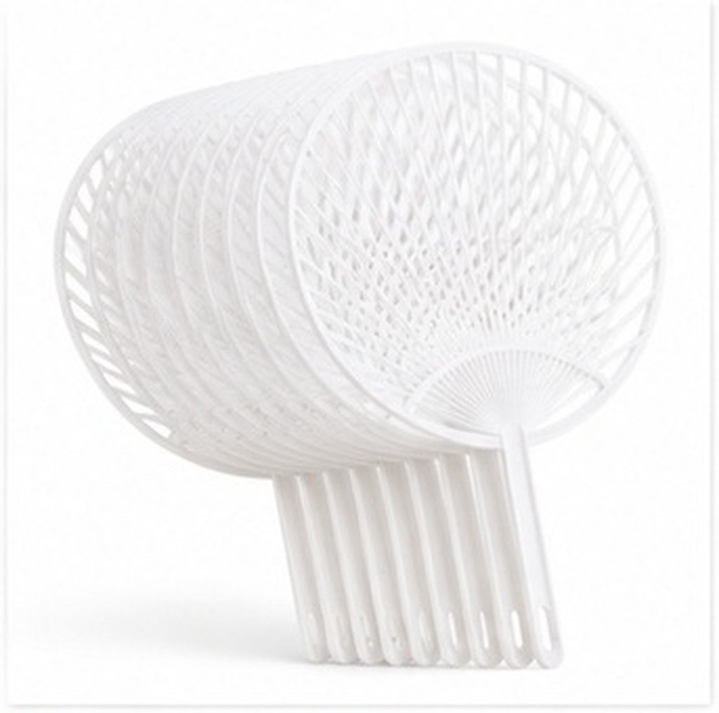 Japanese Fan - 20 stuks witte plastic ventilatorframes, een