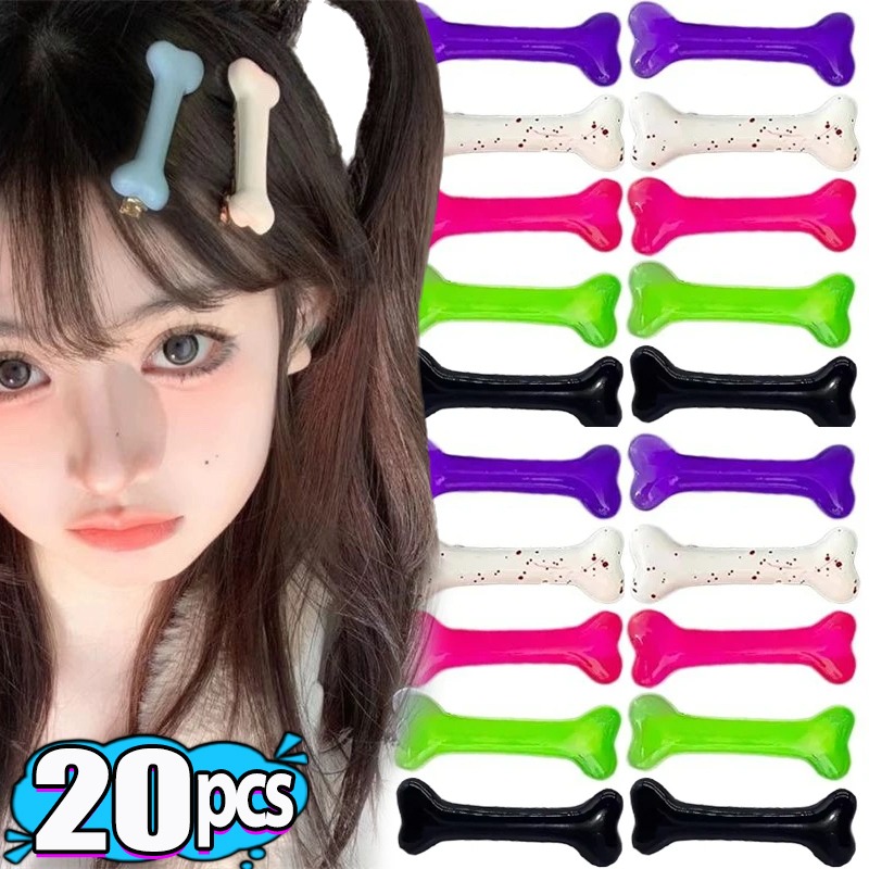 1/20pcs Y2K Bone Haarspelden M - Japanese Snacks recensie en prijs