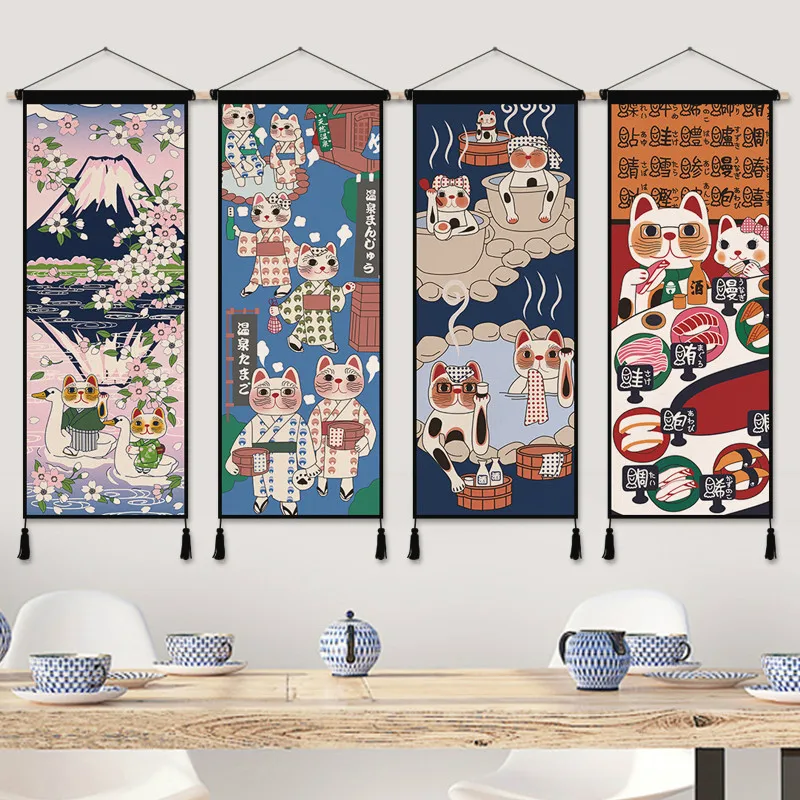 Japanse Lucky Cat Doek Art Ani - Japanese Restaurant Lifestyle recensie en prijs
