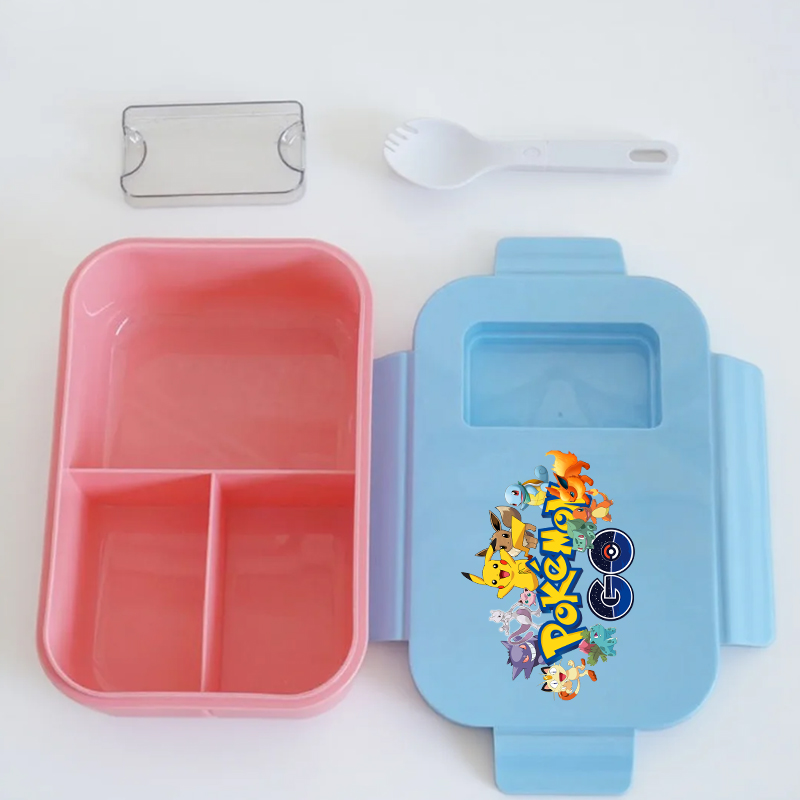 P-Pokemon lunchbox met lepel,  - Bento Box recensie en prijs
