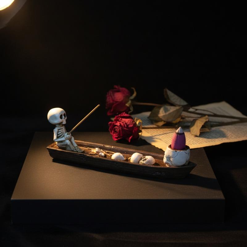 Schedelboot-geurhouder, unieke - Incense Holder recensie en prijs